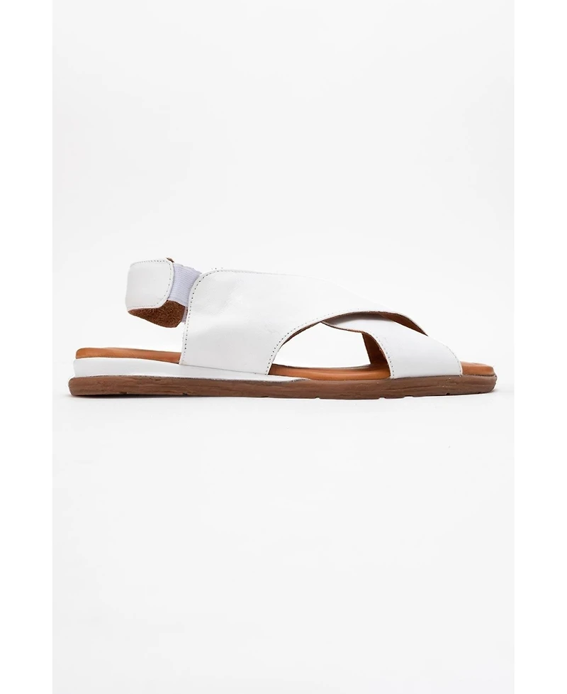 Broods Elastic Leather Slip On Sandals (Women)
