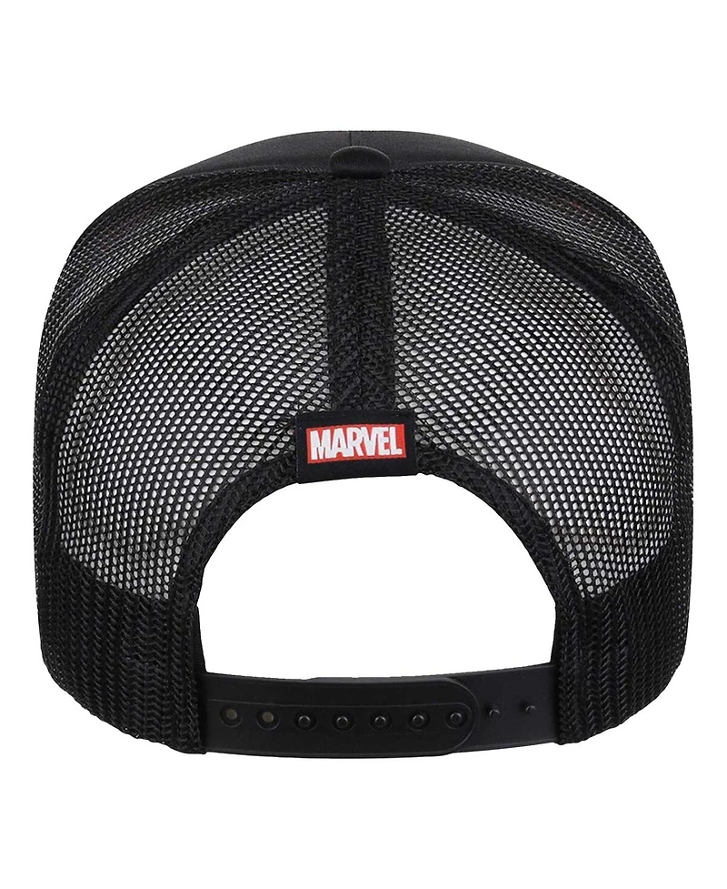 Lids Men's Black Deadpool Big Front Foam Trucker Adjustable Hat