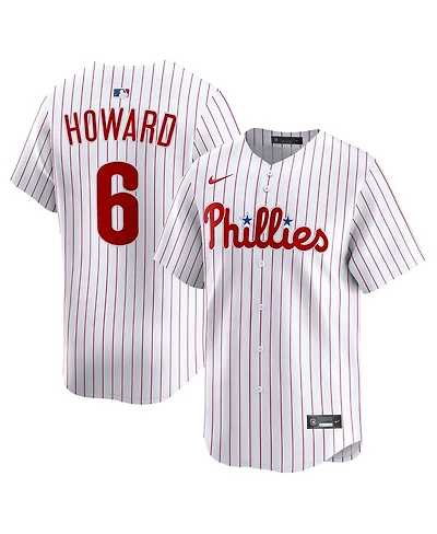 Nike Men's Ryan Howard White Philadelphia Phillies Limited Jersey