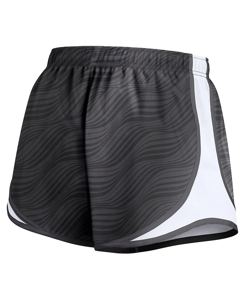 Nike Women's Anthracite Las Vegas Raiders Tempo Performance Shorts