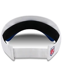 New Era Men's White/Royal New York Giants 2025 Nfl Training Camp Adjustable Visor Hat