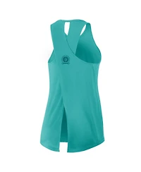 Nike Women's Aqua Miami Dolphins Glory Crisscross Performance Tank Top