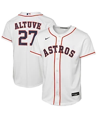 Nike Big Boys and Girls Jose Altuve White Houston Astros Home Replica Player Jersey
