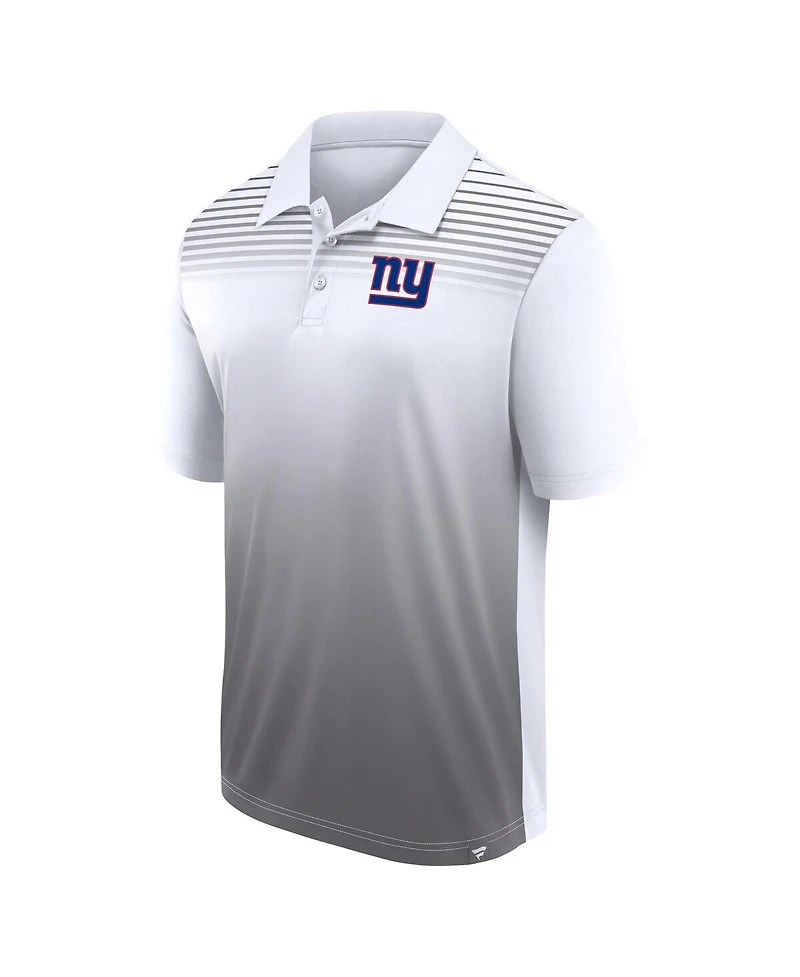 Logo Athletic Men's White/Gray New York Giants Sandlot Game Polo Shirt