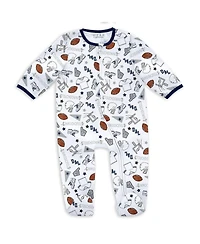 Wear by Erin Andrews Baby Boys and Girls Dallas Cowboys Sleep Play with Bib and Fun Hat Set