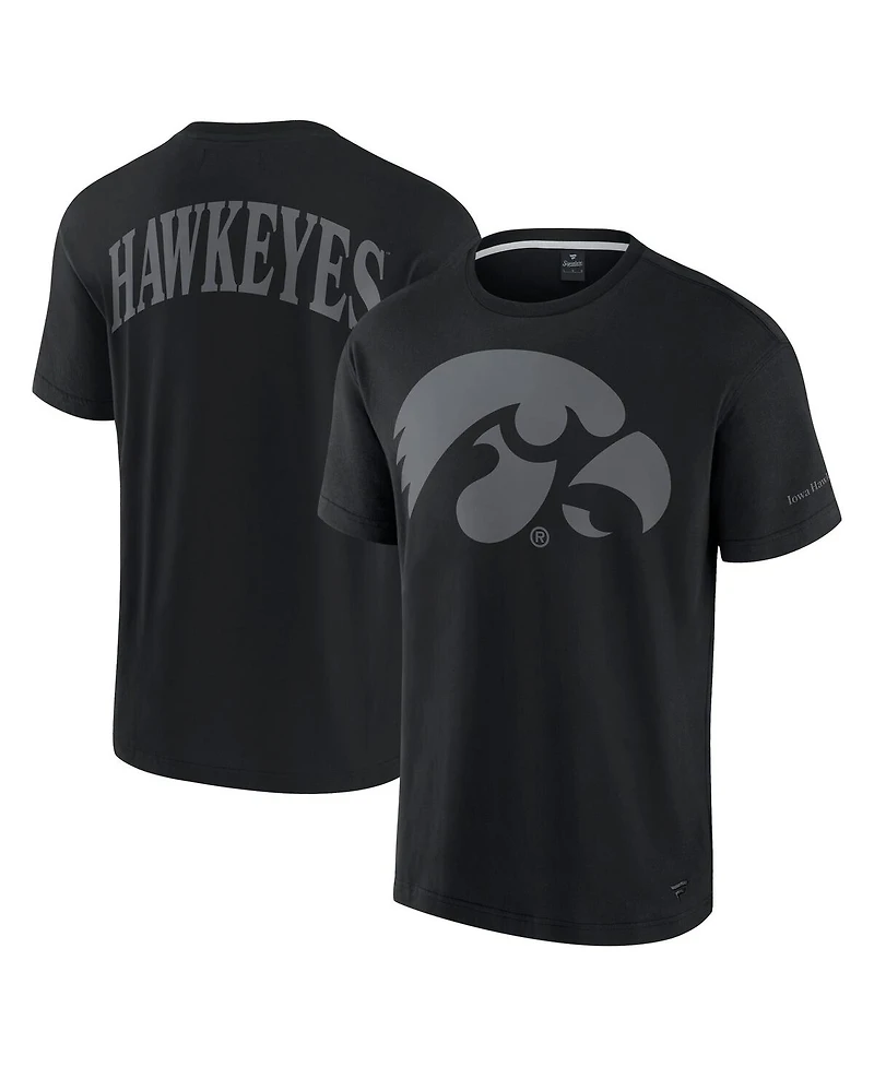 Fanatics Men's Black Iowa Hawkeyes Iconic T-Shirt