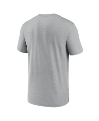 Nike Men's Heather Gray Lsu Tigers Primetime Legend Icon Performance T-Shirt