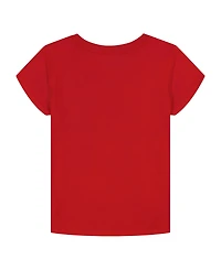 Tommy Hilfiger Big Girls Star Stud Short Sleeve T-Shirt