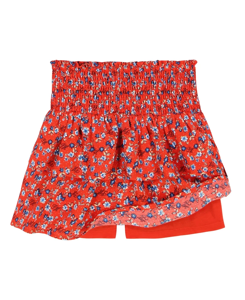Tommy Hilfiger Big Girls Ditsy Floral Tiered Skort