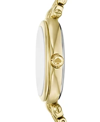 Kate Spade New York Women's Gracie Round Three-Hand Gold-Tone Stainless Steel Watch, 32mm