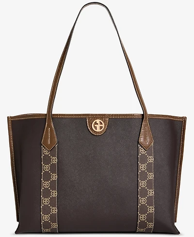 Giani Bernini Extra Large Monogram Block Tote Bag, Macy's Exclusive