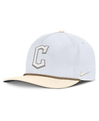 Nike Men's White/Cream Cleveland Guardians Pro Performance Snapback Hat