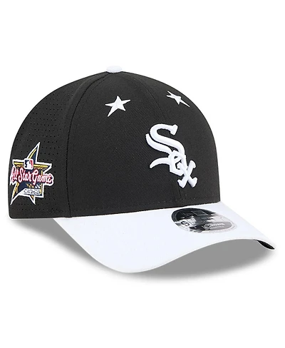 New Era Men's Black/White Chicago White Sox 2025 Mlb All-Star Game 9FORTY M-Crown Adjustable Hat