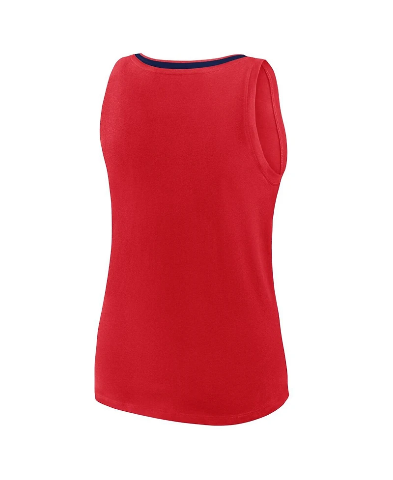 Logo Athletic Women's Red St. Louis Cardinals Stellar Win V-Neck Tank Top