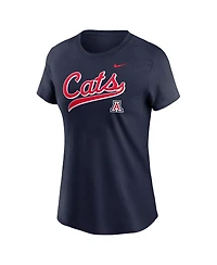 Nike Women's Navy Arizona Wildcats Local Script T-Shirt