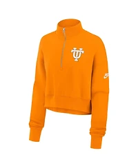 Nike Women's Tennessee Orange Tennessee Volunteers Legacy Elevated Logo Half-Zip Sweatshirt