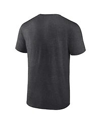 Fanatics Men's Heather Charcoal Toronto Maple Leaf's Authentic Pro Core Secondary T-Shirt