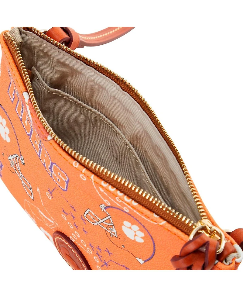 Dooney & Bourke Clemson Tigers Top Zip Crossbody Purse