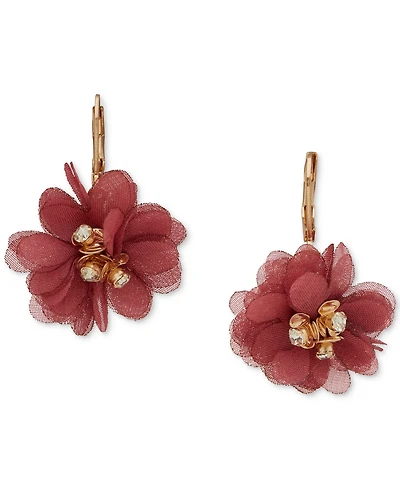 lonna & lilly Organza Flower Drop Earrings
