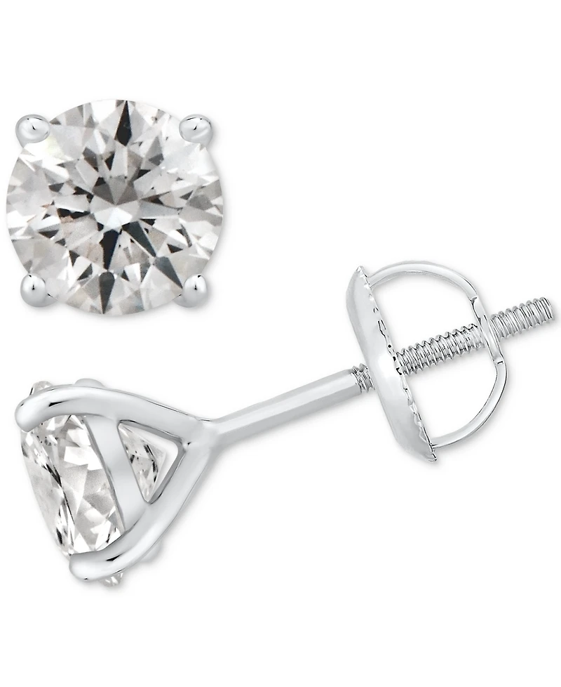 Gia Certified Diamond Stud Earrings (1-1/2 ct. t.w.) 14k Gold