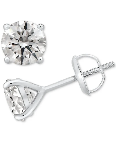Gia Certified Diamond Stud Earrings (1-1/2 ct. t.w.) 14k Gold