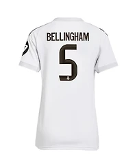 Adidas Women's Jude Bellingham White Real Madrid 2025/26 Home Replica Jersey