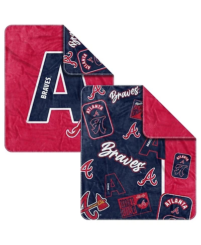 Logo Brands Atlanta Braves 50" x 60" Dream Weave Throw