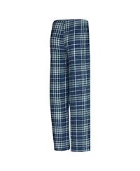 Concepts Sport Women's 2-Piece Navy/Gray Oklahoma City Thunder Vector Top Flannel and Pants Sleep Set
