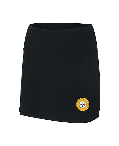 Concepts Sport Women's Black Pittsburgh Steelers Plus Size Sport Skort