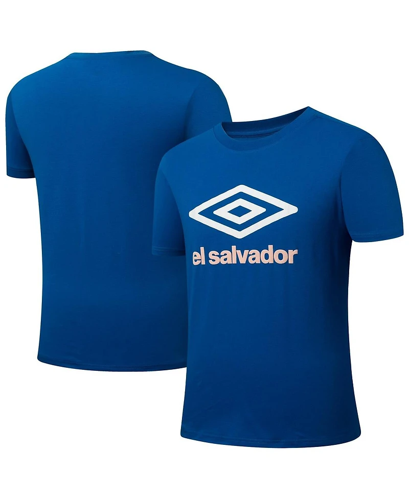 Umbro Men's Blue El Salvador National Team Graphic T-Shirt