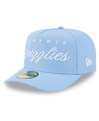 New Era Men's Light Blue Memphis Grizzlies 2025 Nba Draft A-Frame 59FIFTY Fitted Hat