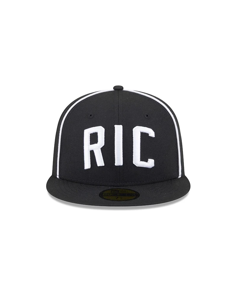 New Era Men's Black Richmond Flying Squirrels Theme Nights 59FIFTY Fitted Hat