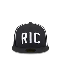 New Era Men's Black Richmond Flying Squirrels Theme Nights 59FIFTY Fitted Hat