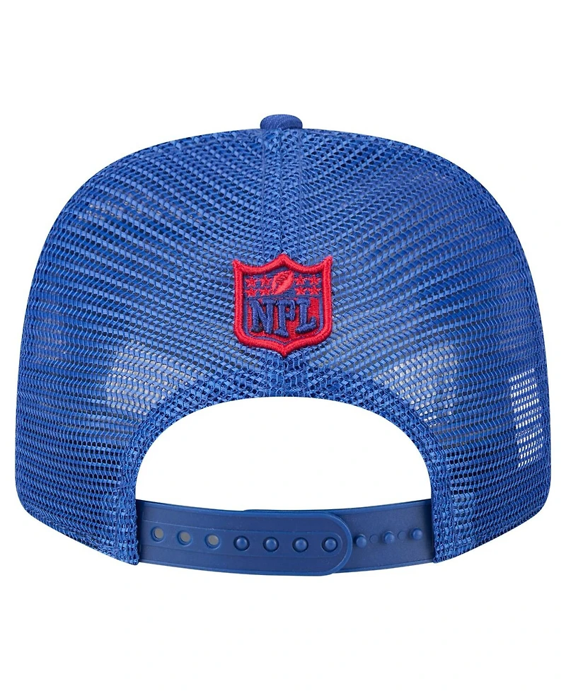 New Era Men's Royal New York Giants Team Collection 9SEVENTY Stretch-Snap Adjustable Hat