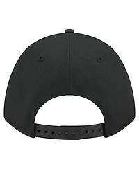 New Era Men's Black New Orleans Saints Team Collection 9FORTY M-crown A-Frame Adjustable Hat