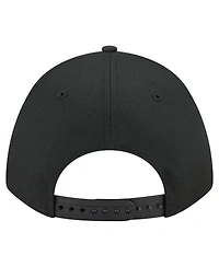 New Era Men's Black Kansas City Chiefs Team Collection 9FORTY M-crown A-Frame Adjustable Hat