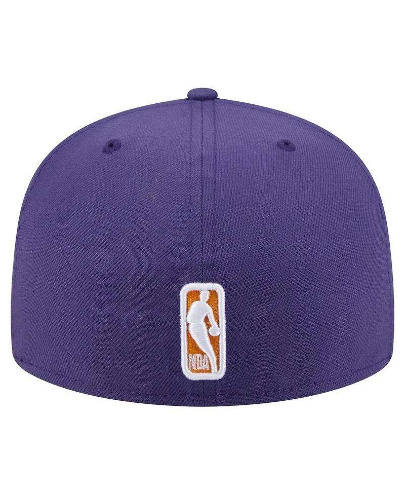 New Era Men's Purple Phoenix Suns State Stitch 59FIFTY Fitted Hat