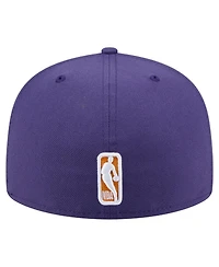 New Era Men's Purple Phoenix Suns State Stitch 59FIFTY Fitted Hat