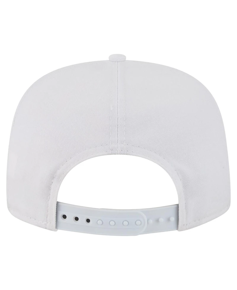 New Era Men's White Houston Texans Collide Golfer Snapback Hat