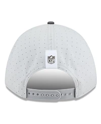New Era Men's Gray/Graphite Cleveland Browns 2025 Nfl Training Camp A-Frame 9FORTY Adjustable Hat