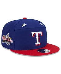 New Era Men's Royal/Red Texas Rangers 2025 Mlb All-Star Game Side Patch 9FIFTY Snapback Hat
