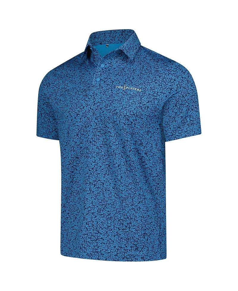 Under Armour Men's Blue The Players Drive Gnome Print Polo Shirt