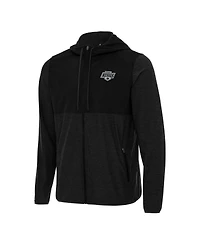 Antigua Men's Black Los Angeles Kings Sway Full-Zip Hoodie Jacket