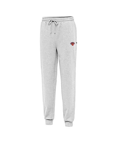 Antigua Men's Heather Gray New York Knicks Idol Jogger Pants