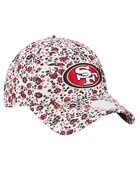 New Era Women's Cream San Francisco 49ers Ditzy 9TWENTY Adjustable Hat