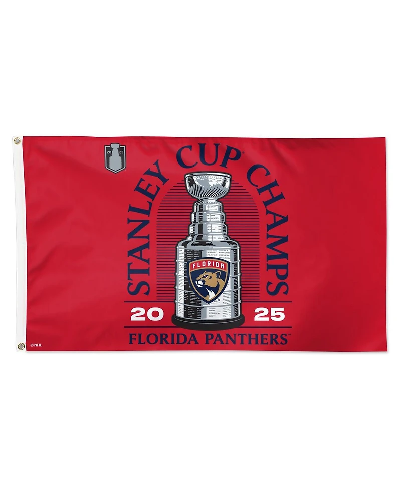 Wincraft Florida Panthers 2025 Stanley Cup Champions Locker Room 3' x 5' On-Ice Single-Sided Deluxe Flag
