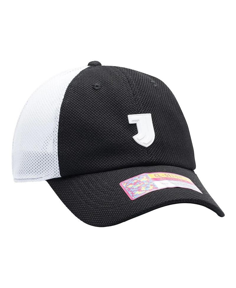 Fan Ink Men's and Women's Black Juventus Ace Classic Adjustable Hat