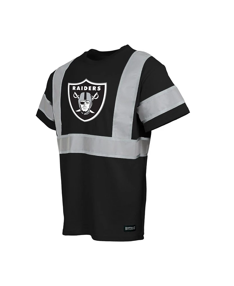 Buffalo Outdoors Men's Black Las Vegas Raiders Safety Heavyweight T-Shirt