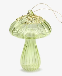 Holiday Lane Enchanted Forest Glass Mushroom Ornament, Macy's Exclusive