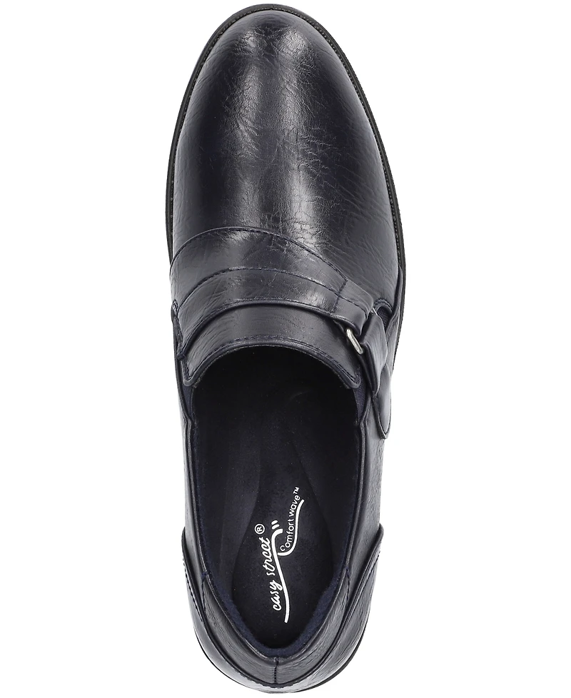 Easy Street Lavelle Women's Comfort Block-Heel Slip-On Shooties